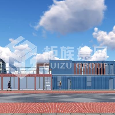 Two storey container shop