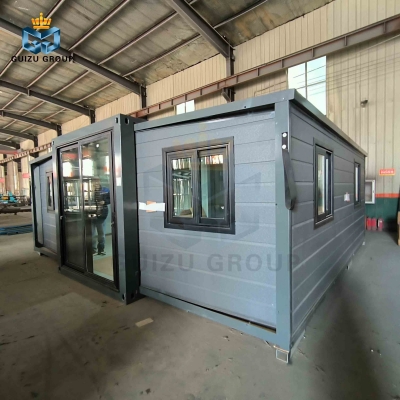 Prefab modular  20 ft folding expandable container houses للبيع
